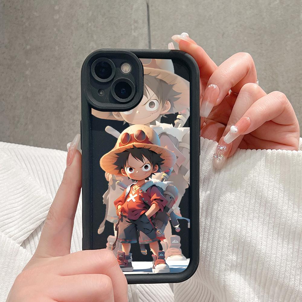 Weiche Silikon-Quadratleitern-Cartoon-Muster Vollständiger Kameraschutz Stoßfeste Hülle für OPPO Reno Realme OnePlus