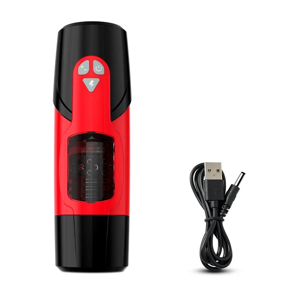 Automatic Male Masturbator Sex Toys for Men Adult Toy Male Sex Toys Hands Free Pocket Pussy Sex Machine Suction Electric Penis
