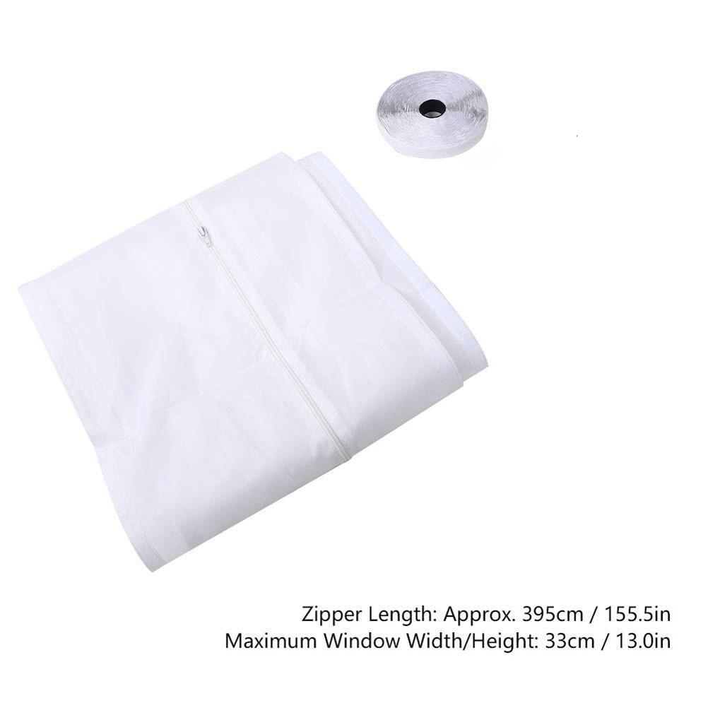 Portable AC Window Seal Kit 4M Airlock Cloth for Sliding Windows