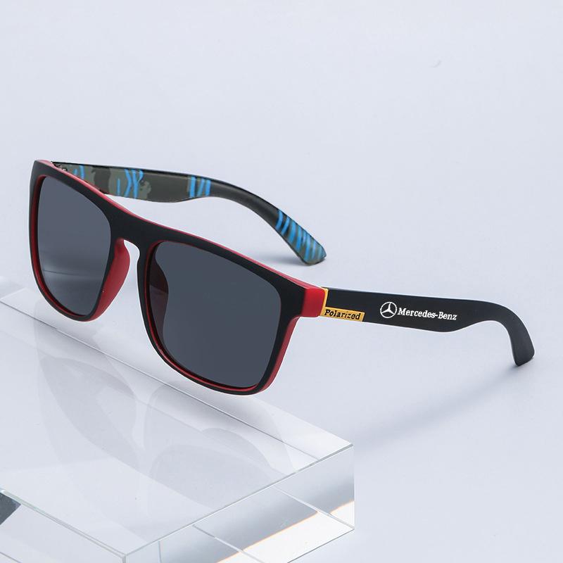 DDE2 Fashion Vintage Square Polarized Sunglasses Driving Fishing Sun Glasses Driver's Eyewear UV For Mercedes Benz AMG W205 CLK GLA