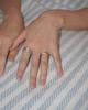 Pair Of Love [925Silver]Drape Wave Frill Ring