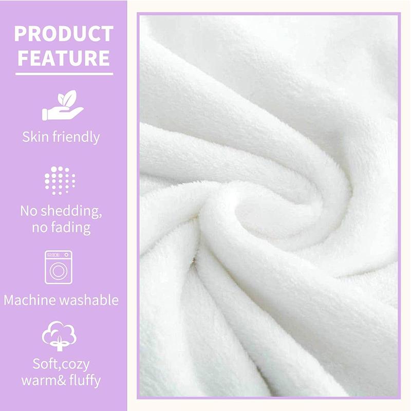 SANTOS Custom Flannel Blankets Soft Warm Cozy Throws for Home Decor Holiday Gifts