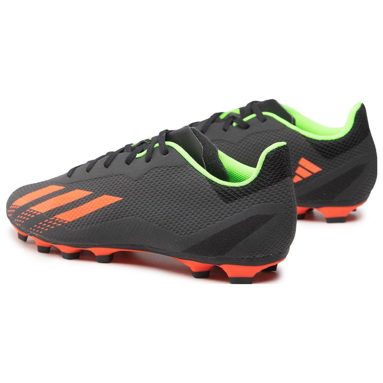Adidas X Speedportal.4 FG Black Solar Red Мужские кроссовки Core-Black Solar-Green GW8493 — фото 4