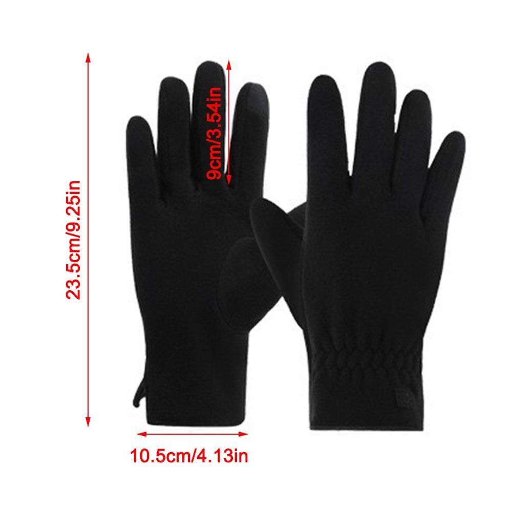 Thickened Touch Screen Gloves Cold Proof Full Finger Gloves Autumn Winter Gloves Outdoor Cycling