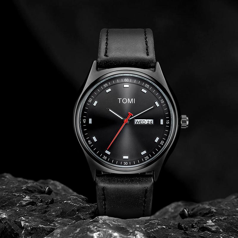 Minimalist Men's Watch Business Casual Men's And Women's Quartz Watch Fashionable And Versatile Calendar Quartz Watch