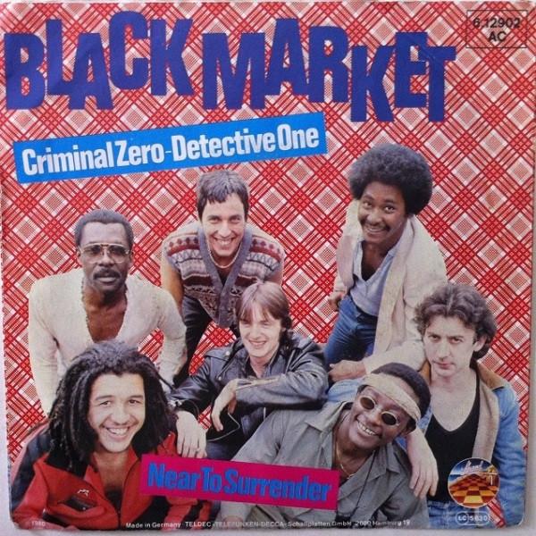 

7-дюймовая пластинка BLACK MARKET Criminal ZeroDetective One 612902 Strand 1980 Германия Регги Ска Даб Б/у