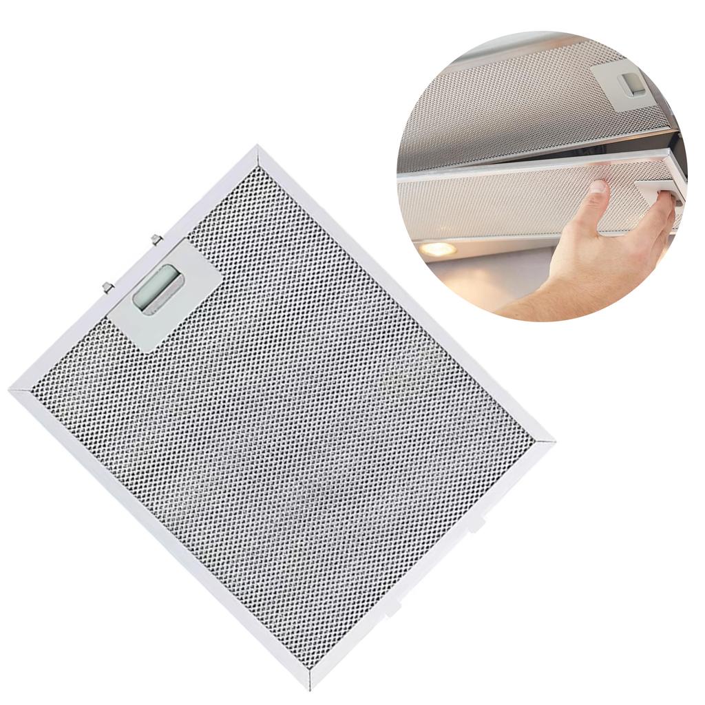 Range Hood Grease Filter Replacement Mesh Filter Kitchen Exhaust Fan Filters Metal Texture for Kitchen Ventilation