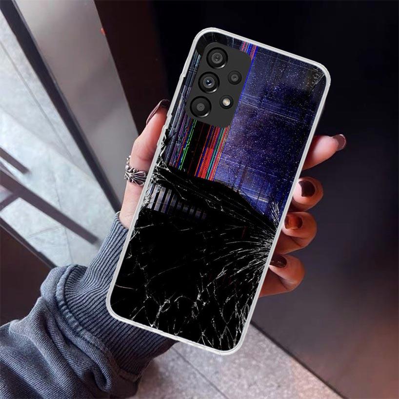 

Broken Phone Screen Phone Case For Samsung Galaxy A17 A57 A37 A16 A26 A36 A56 A15 A25 A35 A55 A14 A13 A54 A53 A34 A24 A33 A23 Ga Samsung A03
