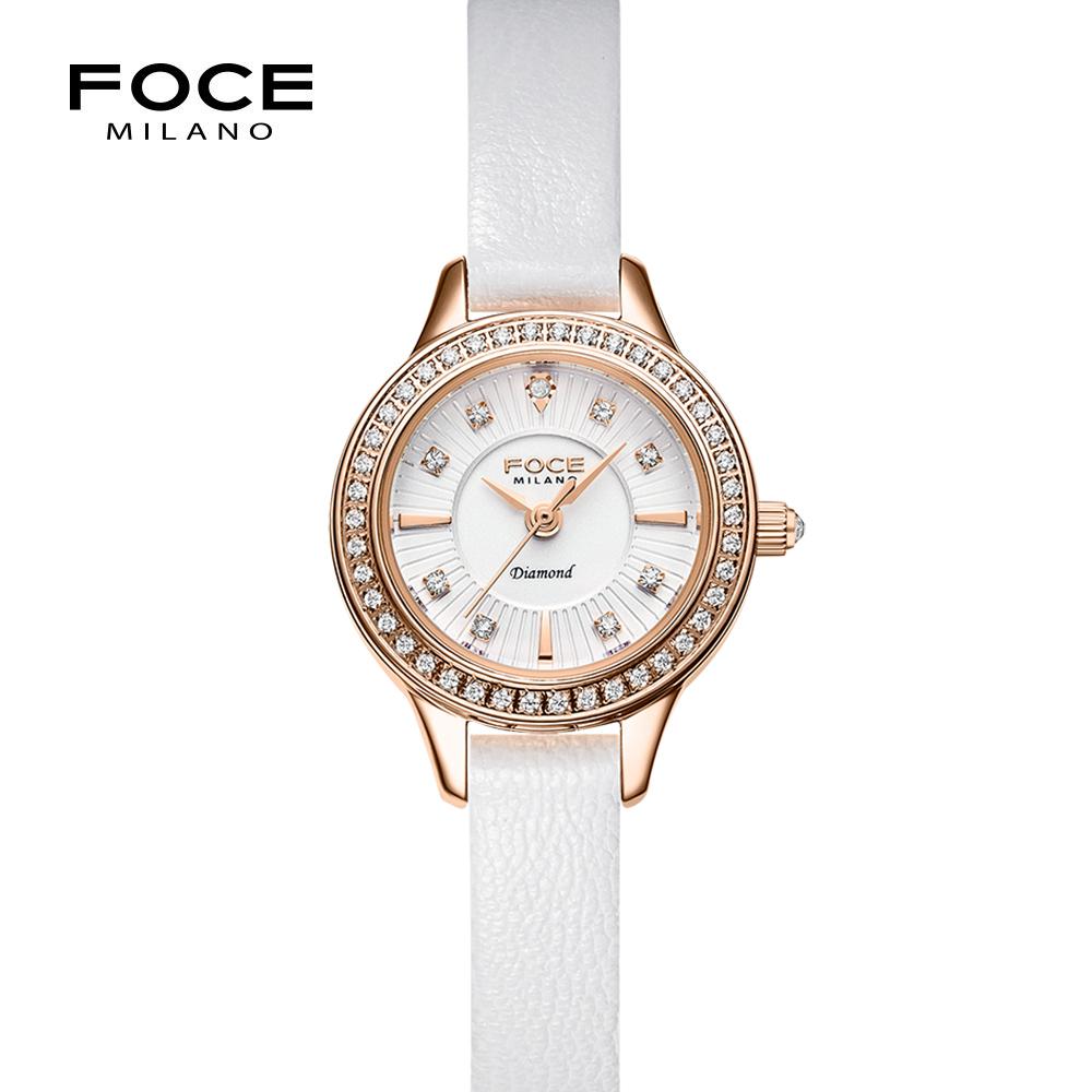 Pocheleidi 23Mm Women'S Diamond Leather Watch Fm1928L-Rg
