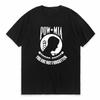 Pow Mia Du wirst nicht vergessen Unisex T-Shirt 100% Baumwolle Unisex Kurzarm T-Shirt Tee Tops Kleidung
