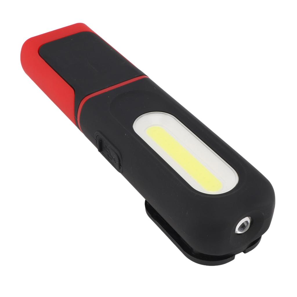 Magnetic Work Light Portable LED Rechargeable Work Light for Car Repair Household Blackout Emergency Black Red