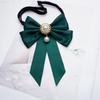 Elegant Waterdrop Crystal Bow Tie Pin For Women With Classic College Style For Office Wear