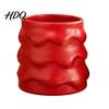 Modern Matte Finish Home Decor Christmas Tree Resin Ornament Multi-purpose Vase Pen Holder Makeup Functional for Shelves Brush Storage Container