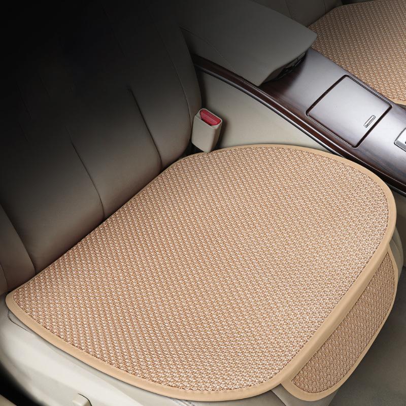 Coprisedile per Auto Estivo Traspirante Seta Ghiacciata Antiscivolo Protezione Sedile Auto Pad Universale per Uomo Donna Accessori Interni Auto