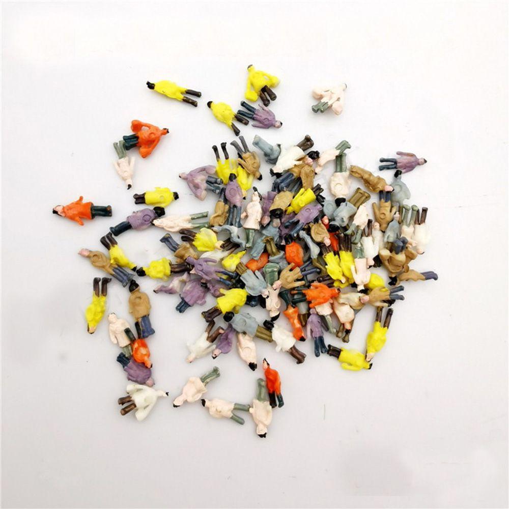 10pcs 1:25/1:30 Scale Mixed Color Model Building People Figures Passengers Train Scenery Standing People Assorted Poses