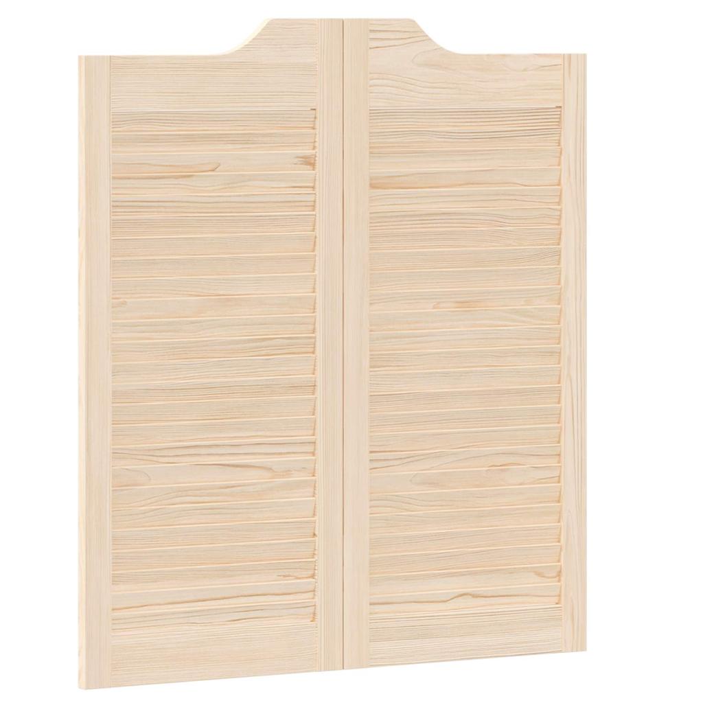 Swing Doors 90 X 40 Cm Solid Pine Wood Natural