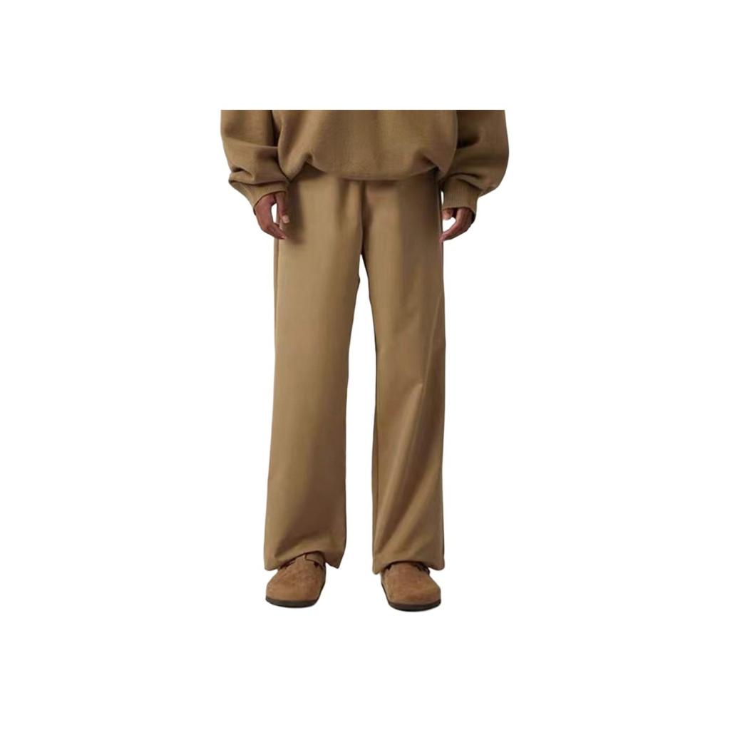 Fear Of God Essentials Ss22 Tan Cotton Lounge Pants Men Pants Oak FOG-SS22-588