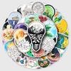 50pcs Waterproof Graffiti Light Bulb Stickers: Personalize Suitcases, Phone Cases & Water Cups
