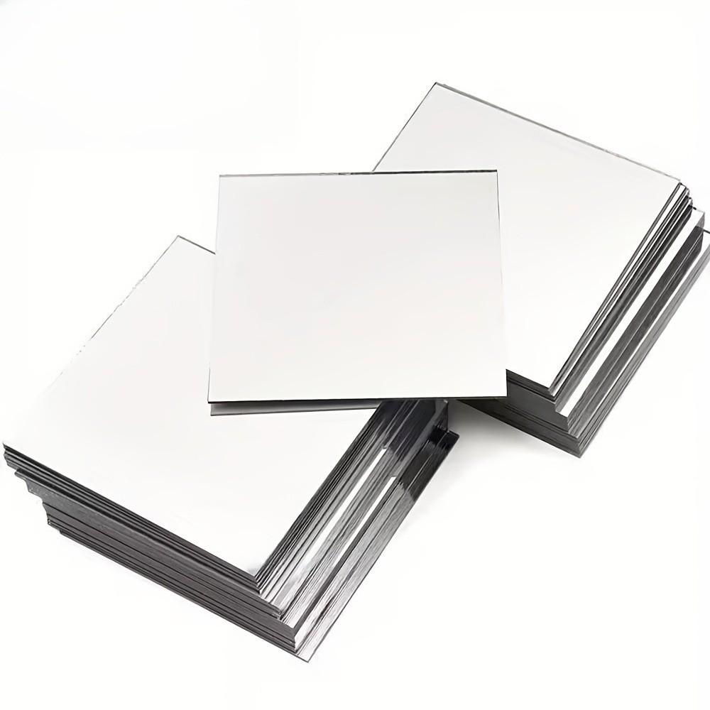 10 pcs Acrylic Self-Adhesive Mirror DIY Glass Stickers Durable Flexible Mirror  Home