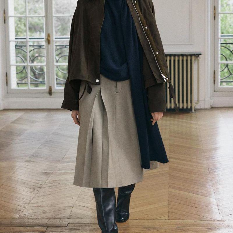 Fall and Winter New Women's Fashion Style Lapel Long Sleeves Corduroy Neckline Waxing Leather Jacket Coat 4369241