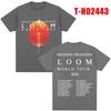 Imagine Dragons Loom Tour T Shirt Men Women Trendy Hip Hop T-shirts 100% Cotton Oversized Popular T Shirts
