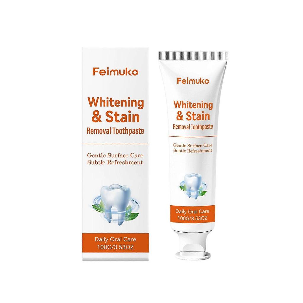 Feimuko Toothpaste 3-pack: Gentle cleaning for a bright smile, clean teeth and freshen breath. Ideal for home use.
