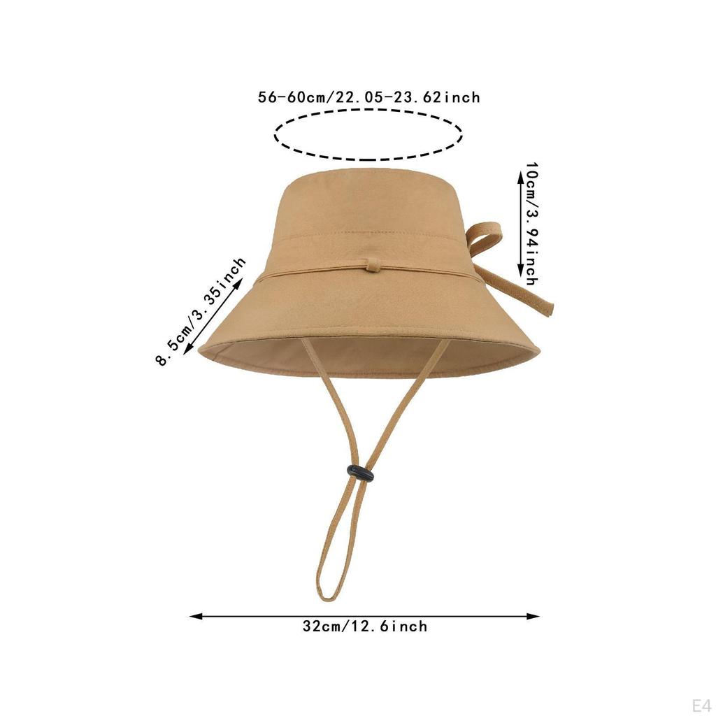 Bucket Hat Trendy Casual with Anti Collision Shell for Summer Walking Street