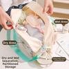 Wet Dry Separation Swim Handbag Shoe Compartment Travel Beach Bag Girls Toiletry Bag  Outdoor Use