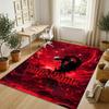 Personalized Crystal Velvet Carpet,Tokyo Ghoul Custom Printed Name, Plush Area Rug For Home Indoor Decor