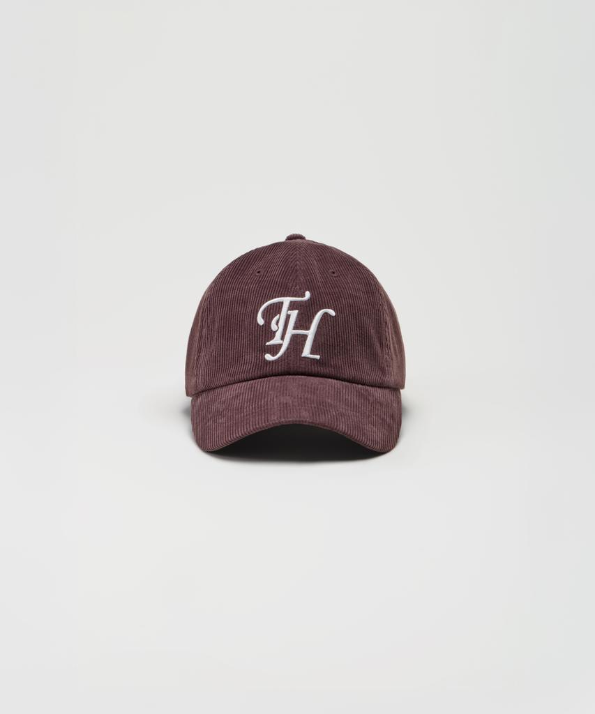 Teulaepighamoni Corduroy Th Logo Deep-Fit Ballcap_Brown