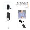 Andoer Wireless Lavalier Lapel Mic Ładowalny system mikrofonów przypinanych z przewodzeniem szumów 20