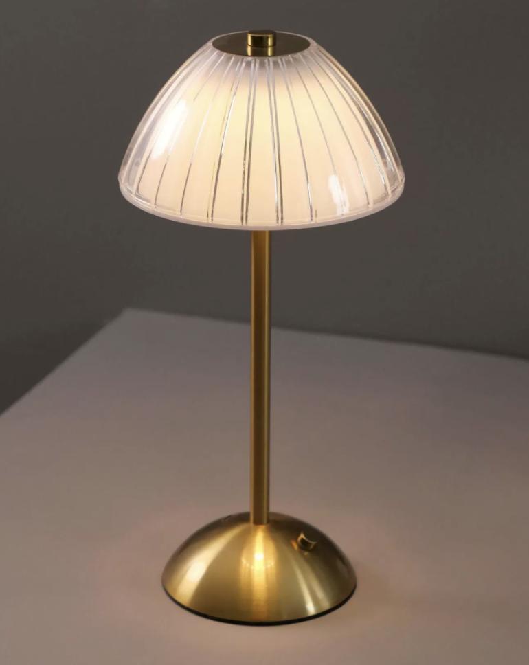 Modern Luxury Eco-Friendly Rechargeable Ambient LED Table Lamp