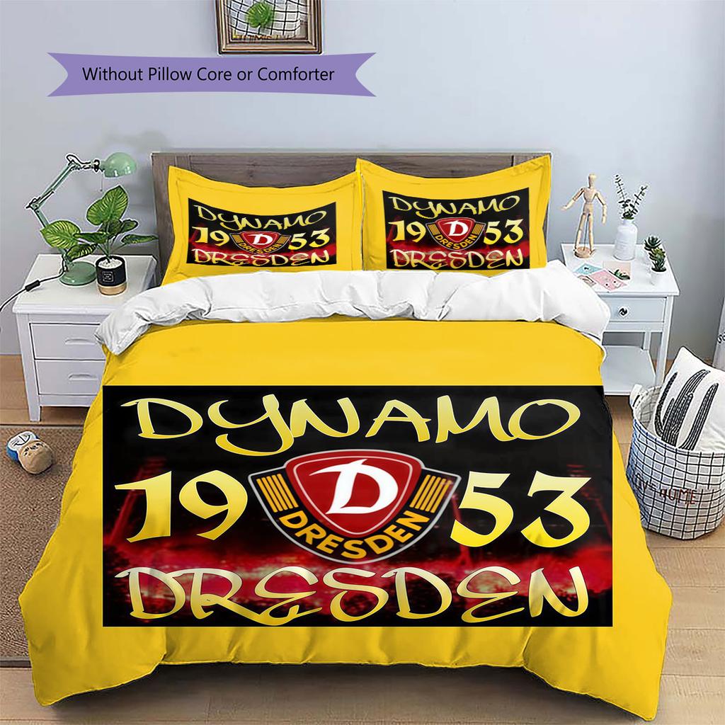 Dynamo Dresden Pattern Bedding,Quilt Set Quilt Cover Pillowcase Home Birthday Gift(1 * duvet cover + 2 * pillowcase, without core)