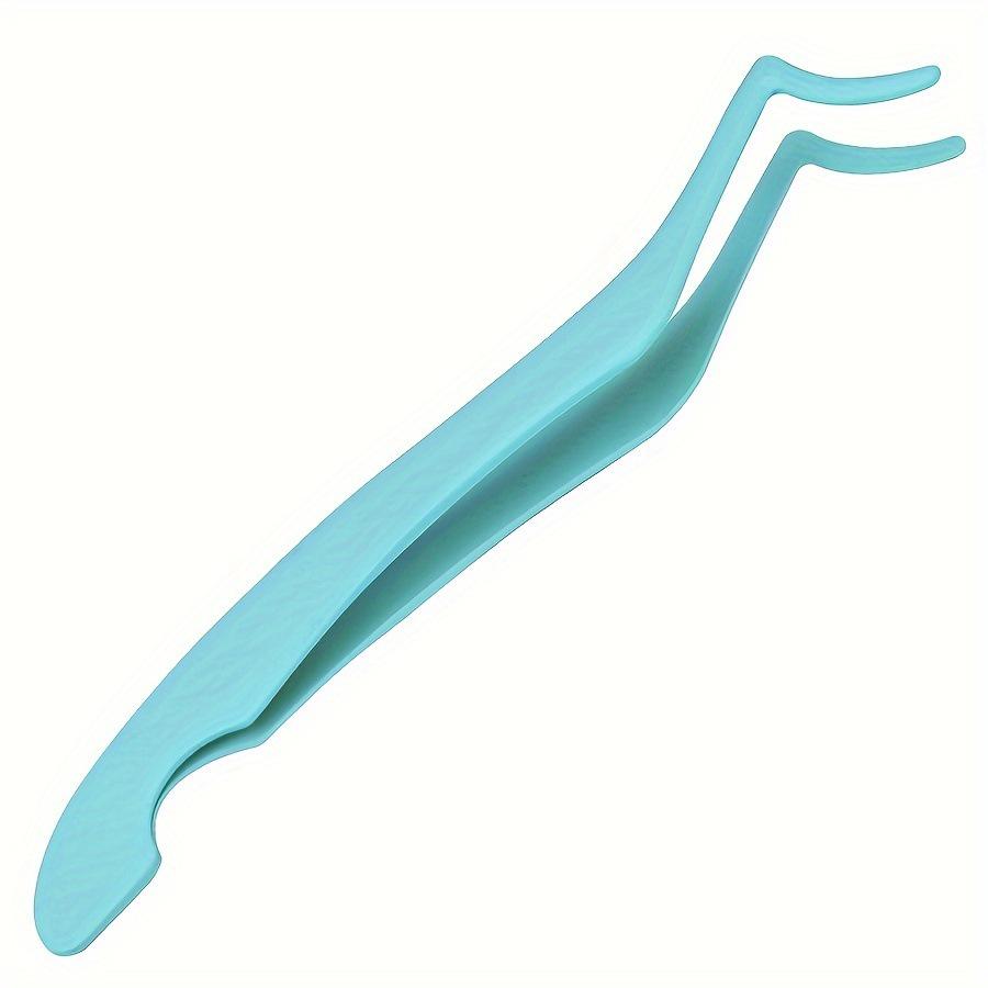 Multi-color Stainless Steel Eyelash Tweezers: New Style Round Head Safety Applicator Clamp