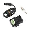 CDI Box Kit with Spark Plug Ignition Coil 30410‑HC4‑770 Replacement for FourTrax 300 TRX300 2x4 1990