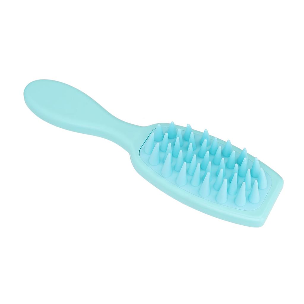 4pcs Hair Scalp Massager Shampoo Brush Silicone Long Handle Improve Hair Growth Dandruff Removal
