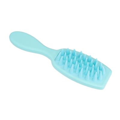 4pcs Hair Scalp Massager Shampoo Brush Silicone Handle Improve Hair Growth Dandruff Removal Scalp Scrubber Brush