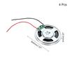 Uxcell 4 Stück 8 Ohm Kleiner Lautsprecher Metallgehäuse Rund Interner Mikro-Magnet-Lautsprecher Mini-Lautsprecher für DVD EVD Multimedia Mobil Tragbar Werbung