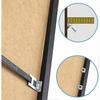 100pcs Drawer Supports Drawer Bottom Sagging Repair Fix Kit Furniture Chest Mending Wedges Plastic Angle Bracket With Matching Screws