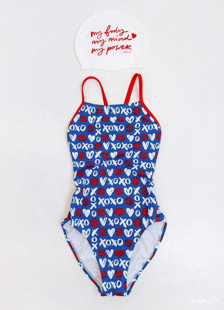Seopeoseuko Kiss Me One-Piece Swimsuit
