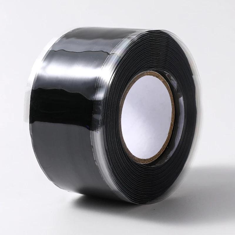 Czarne Mocne Wodoodporne Taśmy Gumowe Silikonowe Stop Przeciekom Taśma Naprawcza Do Rur Zewnętrzny Ogród Wąż Wodny Klejenie Szybkie Uszczelnianie Łatka Naprawcza Do Rur