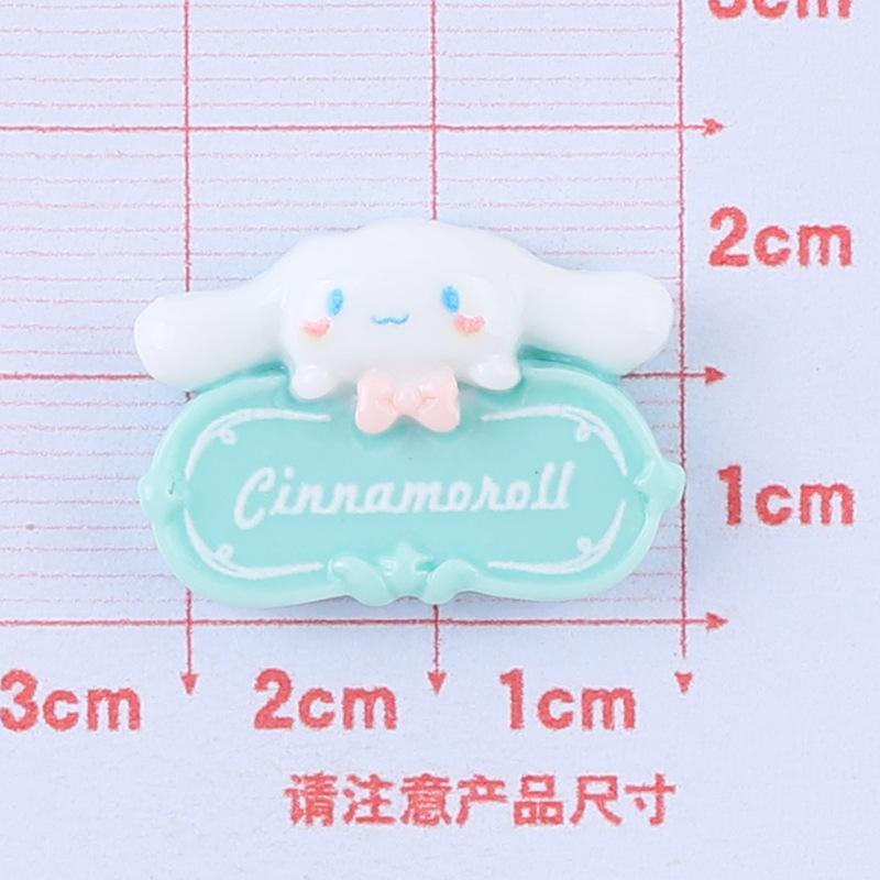 10 Pcs New Mini Kawaii Cartoon Big Eared Dog, Peach Heart Series Resin Scrapbook Diy Miniature Ornament Accessories A27