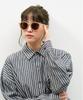 [Zoff] [WEB Exclusive] Boston-style Sunglasses (Brown (Beige))  Lightweight, UV Protection, Unisex, Men's, Women's, Stylish, Driving, Sports