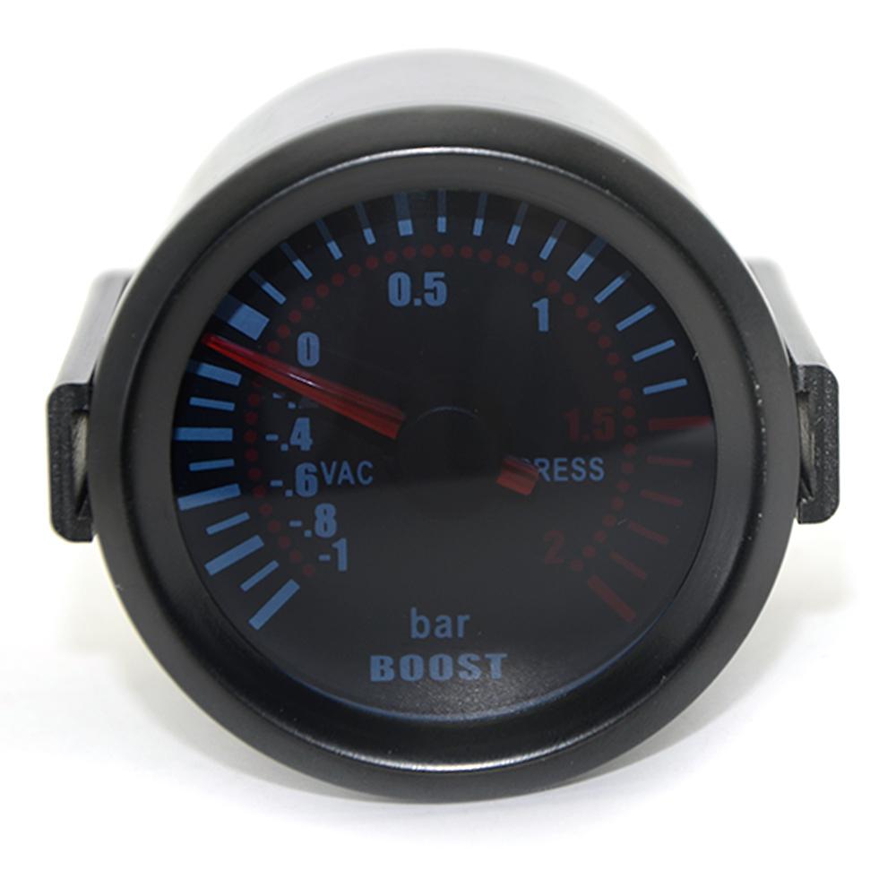 2' 52mm Smoke Lens with Sensor Boost Gauge Bar Psi/Vacuum/Water Temp/Oil Temp/Oil Pressure/Voltmeter/Tachometer RPM Coolant Temperature 4