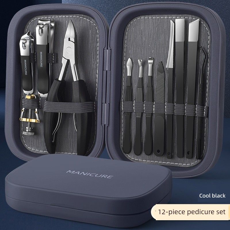 Nail Clippers Suit Nail Scissors For Home Unisex Special Use Pedicure Tools Nail Clipper Pliers Original Manicure 18-Piece Set