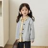 LUSON Baby Girls' Back Print Casual Baseball Jacket