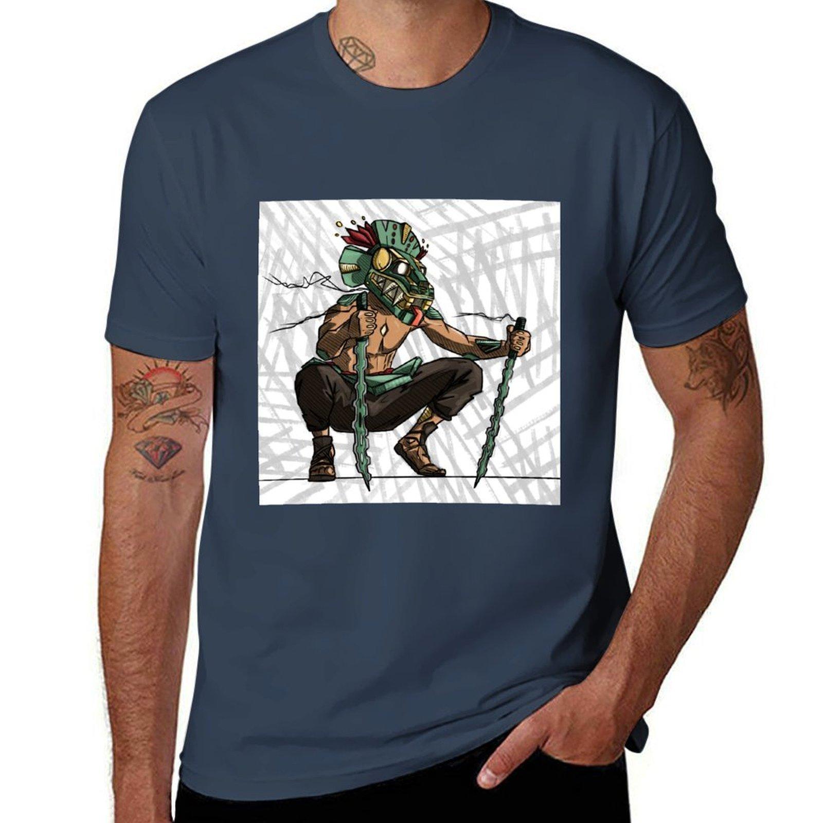 Aztec Warrior TShirt Plus Size Everyday Tee Shirt S