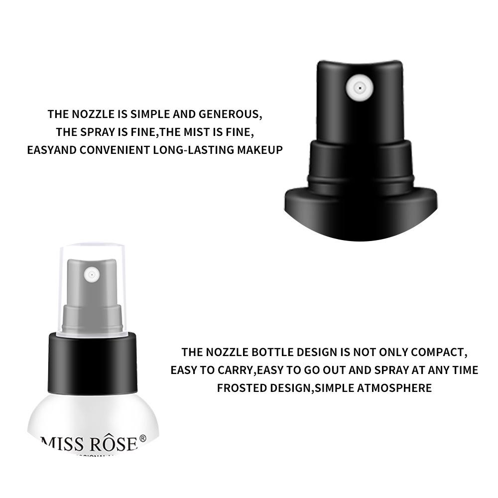 MISS ROSE 100ml/pc Exquisite Girl Makeup Setting Spray Natural Vitamin Moisturizing & Nourishing Makeup Fixer Long-lasting Makeup Setting