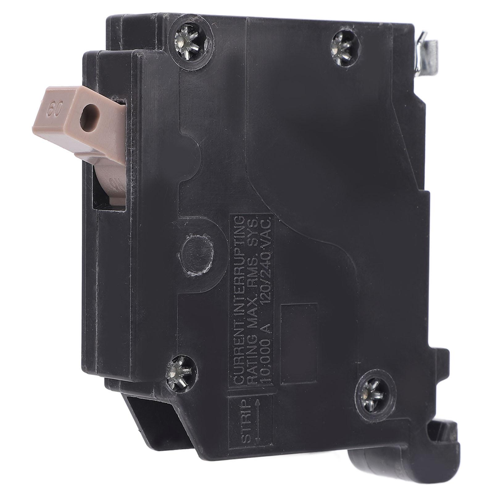 

34-дюймовий штекерний литий автоматичний вимикач з термомагнітним захистом 1 полюс 60А автоматичний вимикач