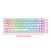 Wired Mechanical Keyboard with Magnetic Switch Gaming Keyboard 0.01mm Rapid Trigg Compact Keyboard 128K Sampling Rate for Gaming